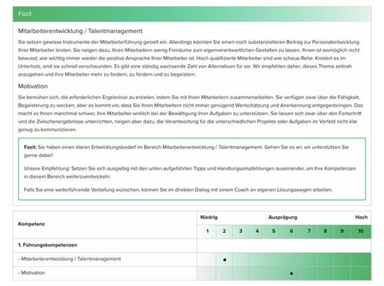 Potenziale: Ergebnisse/Ausbau